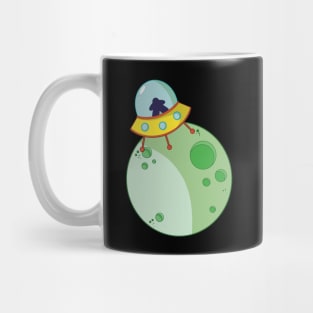 Spaceship Meeple Mug